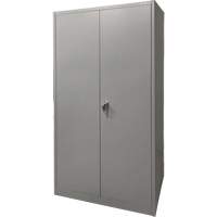 Armoire de rangement, Acier, 4 Tablettes, 78" h x 36" la x 24" P, Gris Seaboard Timber Mart
