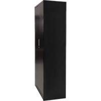 Armoire de rangement combin&eacute;e, 36" la x 18" p x 72" h, Noir Seaboard Timber Mart