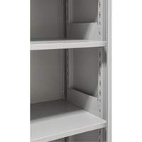 Armoires de rangement Hi-Boy, Acier, 4 Tablettes, 72" h x 36" la x 18" P, Gris Seaboard Timber Mart