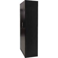 Armoire de rangement Hi-Boy, Acier, 4 Tablettes, 72" h x 36" la x 18" P, Noir Seaboard Timber Mart