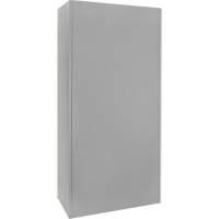 Armoire garde-robe, Acier, 36" la x 18" p x 72" h, Gris Seaboard Timber Mart