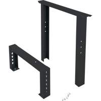 Pattes d'&eacute;tabli pour service industriel, Acier, 24" p x 34" h, Simple Seaboard Timber Mart