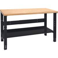 Industrial Duty Workbench, 1000 lbs. Cap., 60" W x 30" D, 34" H Seaboard Timber Mart