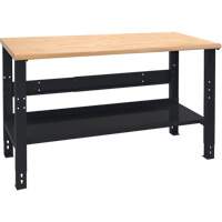 Industrial-Duty Workbench, 1000 lbs Cap., 60" W x 30" D, 34" H Seaboard Timber Mart