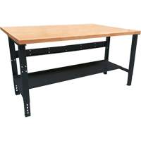 Industrial Modular Workbench, 1000 lbs. Cap., 72" W x 48" D Seaboard Timber Mart