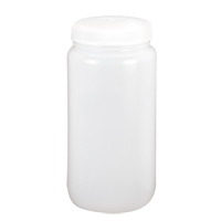 Wide-Mouth Bottles, Round, 1 gal., Plastic Seaboard Timber Mart