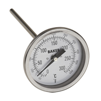 Bi-Metal Thermometers, Contact, Analogue, 50-550°F (0-260°C) Seaboard Timber Mart