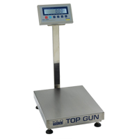 Top Gun Electronic Platform Scales, 18" L x 12" W, 150 lbs. Capacity Seaboard Timber Mart