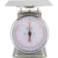 Top Loading Scale, 25 lbs. 12 kg Cap., 0.125 lbs. / 50 g Graduations Seaboard Timber Mart