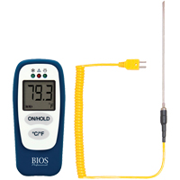 Food Thermometer with HACCP Check, Contact, Digital, -83.2 - 1999°F (-64 to 1400°C) Seaboard Timber Mart