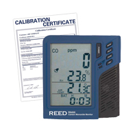 Carbon Monoxide Monitor with Temperature & Humidity (includes ISO Certificate) Seaboard Timber Mart