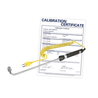 Right Angle Thermocouple Surface Probe (includes ISO Certificate), 500 °C (932°F) Max. Temp. Seaboard Timber Mart
