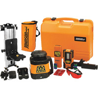 Laser rotatif horizontal et vertical &agrave; nivellement automatique et faisceau rouge, 200' (60 m), 635 N.m Seaboard Timber Mart