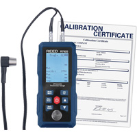 Thickness Gauge with Calibration Certificate, Digital Display, Ultrasound, 0.04" - 11.8" (1 mm - 300 mm) Range Seaboard Timber Mart