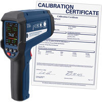 Professional Infrared Thermometer with Integrated Type K Thermocouple & Calibration Certificate, -58 - 3362°F (-50 - 1850°C), 55:1, Adjustable Emmissivity Seaboard Timber Mart