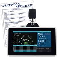 Desktop/Wall Mount Sound Level Meter with Calibration Certificate, 30 - 130 dB Measuring Range Seaboard Timber Mart