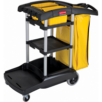 High Capacity Cleaning Carts With Bins Seaboard Timber Mart