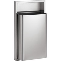 Poubelles, Acier inoxydable, 12 gal. US Seaboard Timber Mart