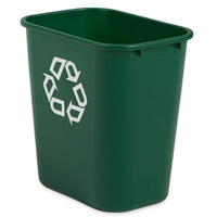 Corbeille moyenne pour le recyclage, De bureau, Plastique, 28 pintes US Seaboard Timber Mart