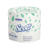 Scott&reg; Toilet Paper, 1 Ply, 550 Sheets/Roll, 403' Length, White Seaboard Timber Mart