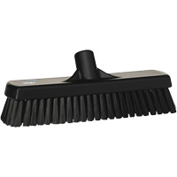 Balai-brosse pour planchers et mur, Crins Ferme, 12", Polyester, Noir Seaboard Timber Mart