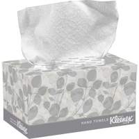 Essuie-mains Kleenex dans une boîte POP-UP*, 1 pli, 10-1/2" lo x 9" la, 120 /pqt Seaboard Timber Mart