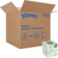 Kleenex&reg; Naturals Boutique* Facial Tissue, 2 Ply, 7.8" L x 8.3" W, 95 Sheets/Box Seaboard Timber Mart