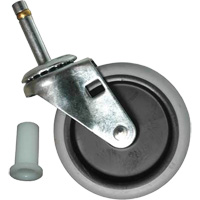 Roulette &agrave; tige de rechange pour chariot Rubbermaid Seaboard Timber Mart