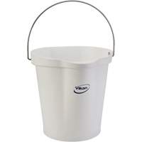 Food Hygiene Bucket, White, 3 US gal. Seaboard Timber Mart