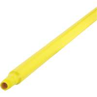 Ultra Hygiene Handle, Broom/Scraper/Squeegee, Yellow, Ergonomic, 59" L Seaboard Timber Mart
