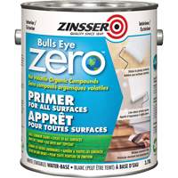 Appr&ecirc;t &agrave; faible teneur en COV Bulls Eye Zero, 3,78 L, Gallon, Blanc teintable Seaboard Timber Mart