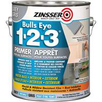 Appr&ecirc;t &agrave; base d'eau Bulls Eye 1-2-3, 3,78 L, Gallon, Gris Seaboard Timber Mart