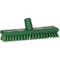Brosse lave-pont aliment&eacute;e en eau, Crins Extra-ferme, 10-3/4", Polyester, Vert Seaboard Timber Mart