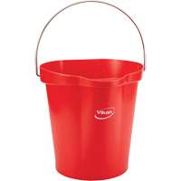 Food Hygiene Bucket, Red, 3 US gal. Seaboard Timber Mart