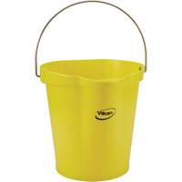 Food Hygiene Bucket, Yellow, 3 US gal. Seaboard Timber Mart