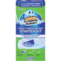 Scrubbing Bubbles&reg; Fresh Brush&reg; Toilet Brush Starter Kit, Refill Seaboard Timber Mart