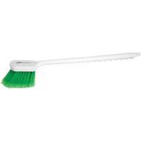 Long Handle Detail Brush, 20" L, PVC Bristles, Green Seaboard Timber Mart