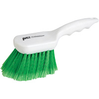 Short Handle Detail Brush, 9" L, Synthetic Bristles, Green Seaboard Timber Mart