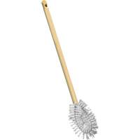 HD Toilet Brush with Wire Centre, 20" L, Polypropylene Bristles, Yellow Seaboard Timber Mart