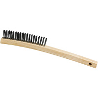Brosse, Acier, 3 x 19 rangs de fils, Longueur 13-3/4" Seaboard Timber Mart