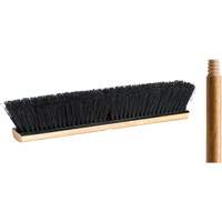 Push Broom with Handle, 18", Medium, Tampico Bristles Seaboard Timber Mart