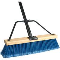 Ryno Push Broom with Braced Handle, 36", Fine, PVC Bristles Seaboard Timber Mart