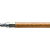 Handle with Metal Tip, Wood, ACME Threaded Tip, 15/16" Diameter, 54" Length Seaboard Timber Mart
