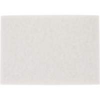 TopLine Speed Floor Pad, 14" x 20", Buffing/Cleaning/Polish, White Seaboard Timber Mart