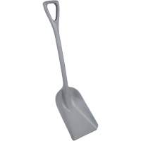 One-Piece Metal Detectable Shovel, 10" x 14" Blade, 37-1/2" Length, Plastic, Grey Seaboard Timber Mart