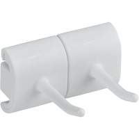 Double Hook Module for Hygienic Wall Bracket Seaboard Timber Mart