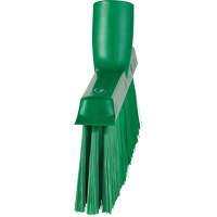 Dustpan Broom with Angled Thread, Medium Bristles, 10", Polyester, Green Seaboard Timber Mart