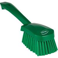 Short-Handled Washing Brush, Soft Bristles, 10-1/2" Long, Green Seaboard Timber Mart