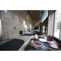 Supreme Knob Entrance Matting, Wiper/Scraper, 3-1/2' x 6' x 7/16", Charcoal Seaboard Timber Mart