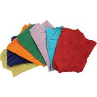 Recycled Material Wiping Rags, Cotton, Mix Colours, 25 lbs. Seaboard Timber Mart
